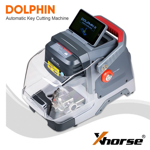 Xhorse Dolphin II XP-005L XP005L Automatic Portable Key Cutting Machine with Adjustable Screen and Built-in Battery Get Free SW-007 Smart Remote Watch