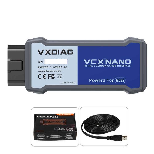[US Ship] USB Version VXDIAG VCX Nano for GM/OPEL GDS2 V2022.05 Tech2WIN 16.02.24 Diagnostic Tool