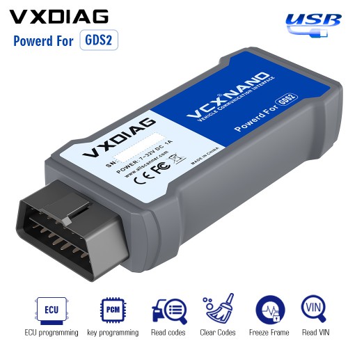 [US Ship] USB Version VXDIAG VCX Nano for GM/OPEL GDS2 V2022.05 Tech2WIN 16.02.24 Diagnostic Tool