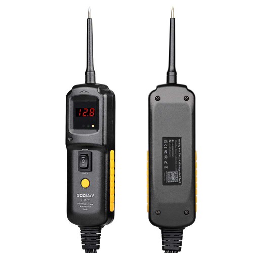 [US Ship] GODIAG GT102 PIRT Power Probe + Car Power Line Fault Finding + Fuel Injector Cleaning and Testing + Relay Testing Car Diagnostic Tool