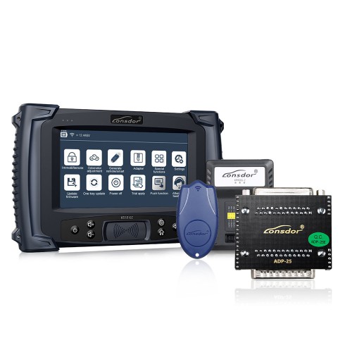 Lonsdor K518ISE Programmer Plus LKE Emulator and Super ADP 8A/4A Adapter Support Toyota/Lexus All Key Lost to 2022