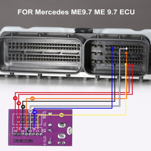 Mercedes ME9.7 ECU ECM Engine Computer Compatible with All Series of 272/273 Engine 4.6L 4633CC V8/5.5L5641CC V8