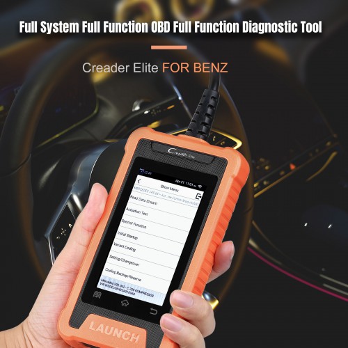 Launch Creader Elite For BENZ Full-system Diagnosis Tool OBDII Scanner