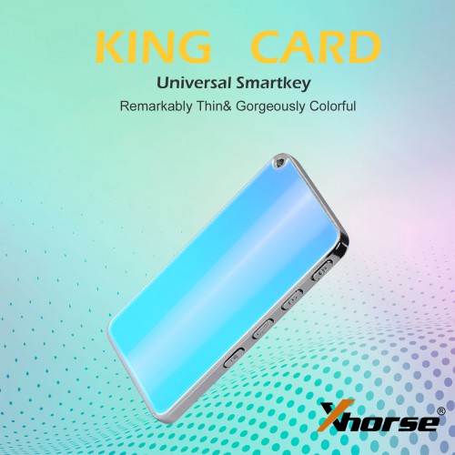 [US Ship] Xhorse XSKC04EN XSKC05EN King Card Key Slimmest Universal Smart Remote 4 Buttons Key