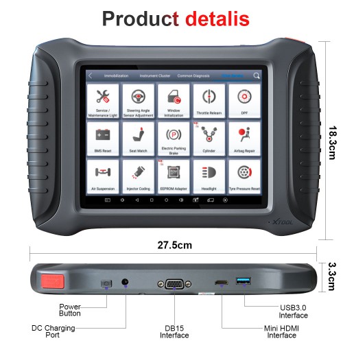 [EU Ship] XTOOL X100 PAD3 X100 PAD Elite Professional Tablet Key Programmer With KC100 Global Version 2 Years Free Update