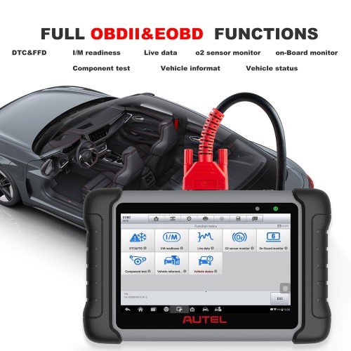 [Mid-Year Sale] [US/UK/EU Ship] Original Autel MaxiCOM MK808 All System Diagnostic Tablet With 25 Special Functions Multi-Language