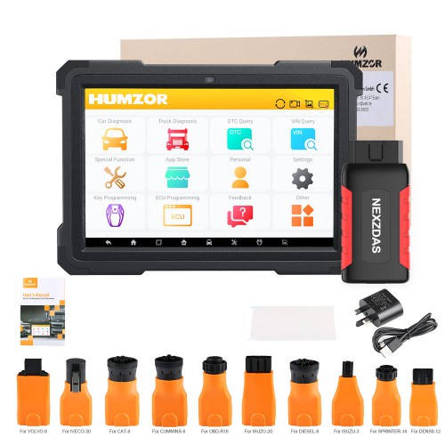 Humzor NexzDAS ND666 Gasoline And Diesel Integrated Auto Diagnosis Tool OBD2 Scanner For Both Cars And Heavy Duty Trucks