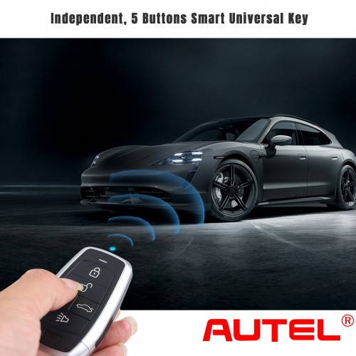 [In Stock] AUTEL IKEYAT005BL 5 Buttons Independent Universal Smart Key 5pcs/lot