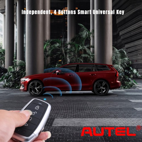 [In Stock] AUTEL IKEYAT004BL 4 Buttons Independent Universal Smart Key 5pcs/lot