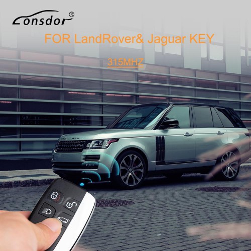 10pcs Lonsdor Specific Smart Key for 2015-2018 Land Rover Jaguar 5 Buttons 315MHz/433MHz Free Shipping By DHL