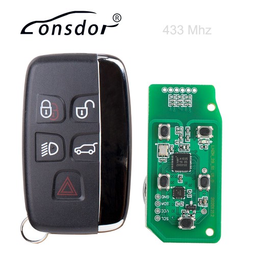 10pcs Lonsdor Specific Smart Key for 2015-2018 Land Rover Jaguar 5 Buttons 315MHz/433MHz Free Shipping By DHL