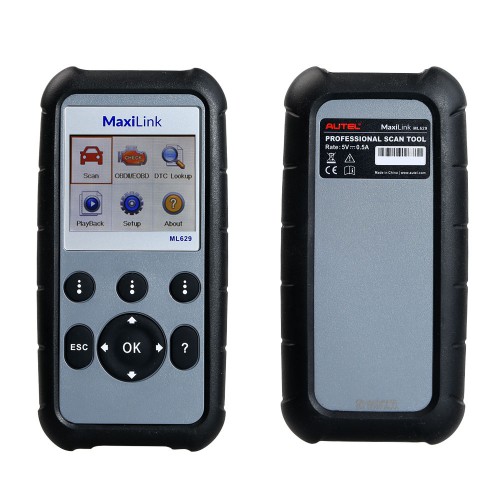 [US/UK/EU Ship] Autel MaxiLink ML629 ABS/Airbag/AT/Engine Code Reader Scanner CAN OBDII Diagnostic Tool