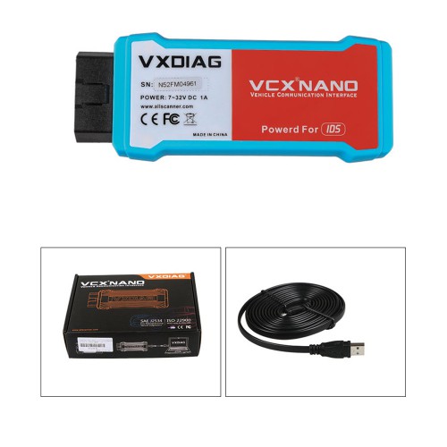 [US/EU Ship] VXDIAG VCX NANO for Ford/Mazda 2 in 1 with IDS V129 Wifi Version