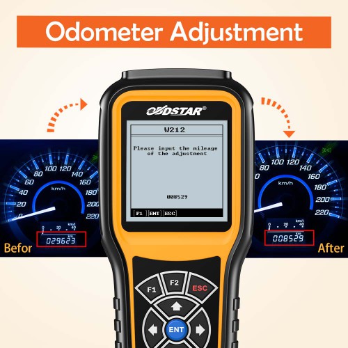 OBDSTAR X300M Special for Odometer Adjustment and OBDII Support Mercedes Benz & MQB VAG KM Function