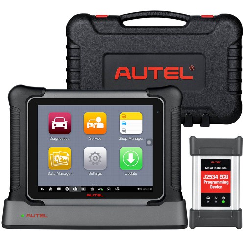 2023 Autel Maxisys Elite II Automotive Diagnostic Tool Support Bi-Directional Control and J2534 ECU Programming