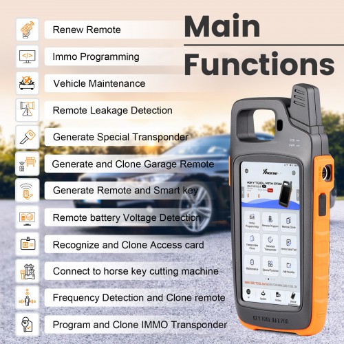 2023 Newest Xhorse VVDI Key Tool Max Pro With MINI OBD Tool Function Support CAN FD/ Voltage and Leakage Current