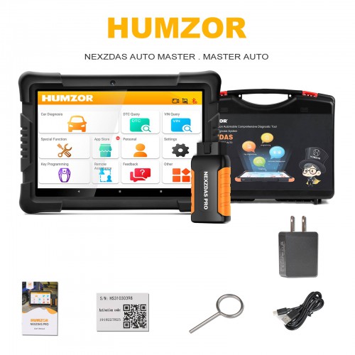 [Clearance Sale] Humzor NexzDAS Pro Bluetooth Tablet Full System Auto Diagnostic Tool Professional OBD2 Scanner 3 Years Free Update