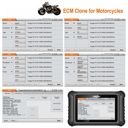 [Full Version] 2023 OBDSTAR DC706 ECU Tool for Car and Motorcycle with ECM+TCM+BODY ECU Clone by OBD or BENCH