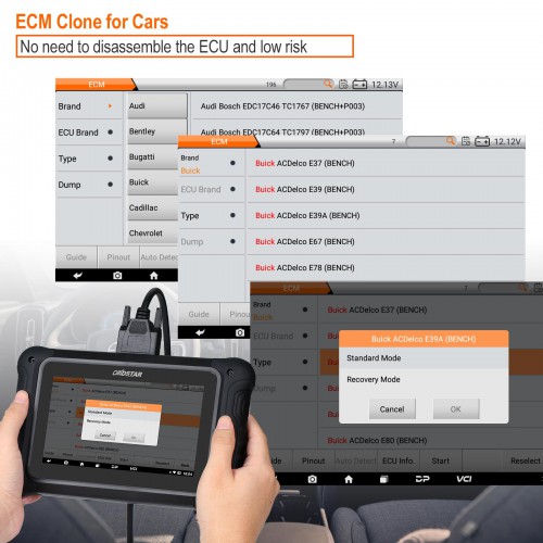 [Two Softwares] OBDSTAR DC706 ECU Tool  for Car and Motorcycle ECM/ TCM/ BODY Clone by OBD or BENCH