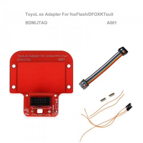 FoxFlash Super Strong ECU TCU Clone and Chip Tuning Tool Get Free Toyota Lexus Solder-free Adapter Support VR Reading and Checksum