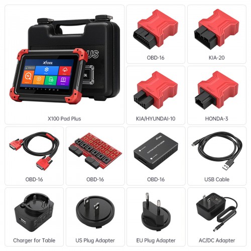 [Clearance Sale EU Ship] XTOOL X100 PAD PLUS Key Programming Tool OE-Level All Systems Diagnostic and 28+ Services ABS Bleed Oil Reset