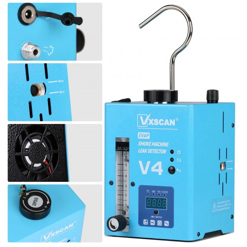 [US Ship] VXSCAN V4 Automotive Smoke Leak Detector Vacuum Smoke Machine Leak Detector Diagnostic Tester