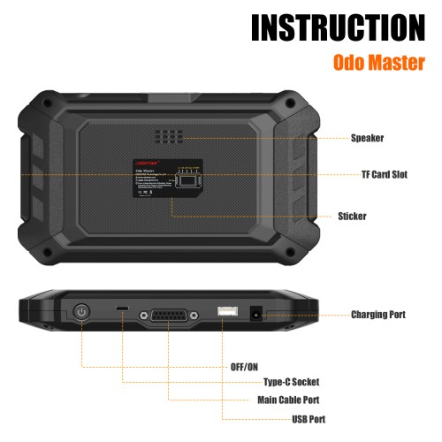 OBDSTAR ODO Master Full Version for Odometer Adjustment/ Oil Reset/ OBDII Functions Get Free FCA 12+8 Adapter with 13 Months Free Update
