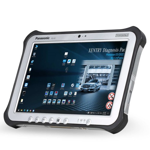 100% Original Panasonic FZ-G1 I5 3rd Generation Tablet 8G with Software for benz Installed Ready to Use