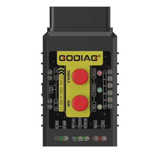 GODIAG GT108 Full Version Super OBDI-OBDII Universal Conversion Adapter For Car, SUV, Truck, Tractor, Mining Vehicle, Generator, Boat, Motorcycle