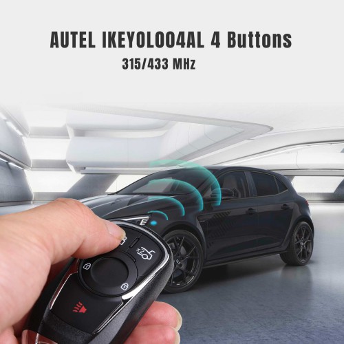 AUTEL IKEYOL004AL 4 Buttons 315/433 MHz Independent Universal Smart Key 5pcs/lot
