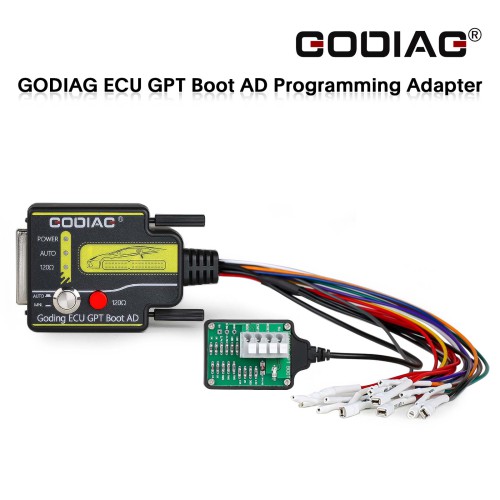 2023 GODIAG ECU GPT Boot AD Connector for ECU Reading Writing No Need Disassembly Compatible with J2534/ Openport/ PCMFlash/ FoxFlash/ FC200