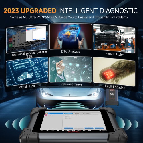 2023 Autel MaxiSys Elite II Pro Automotive Full System Diagnostic Tool with MaxiFlash VCI Support SCAN VIN and Pre&Post Scan