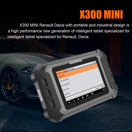 OBDSTAR X300 MINI For Renault / Dacia Key Programmer and Cluster Calibration