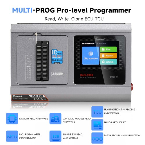 Xhorse Multi-Prog Programmer Pro-level ECU TCU Programmer with Free MQB48 License Update Version of VVDI Prog