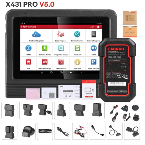 2024 Launch X431 V 5.0 (X431 Pro) 8inch Wifi/Bluetooth Full System Diagnostic Tablet with DBScar VII Support CANFD Multi-Languages