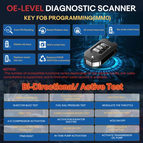 [Global Version] LAUNCH X431 PRO3S+ V5.0 Bi-Directional Scan Tool, 37+ Reset Service, OE-Level Full System Bluetooth Diagnostic Scanner, ECU Coding