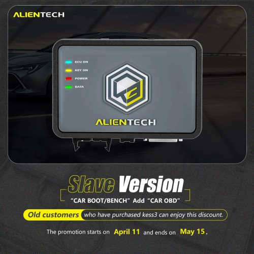 Add Car OBD Protocols Activation For Alientech KESS V3 KESS3 Slave That Already Has Car Boot Bench Protocol