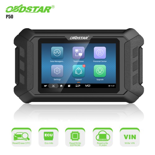 OBDSTAR P50 Airbag Reset Tool with CAN FD Adapter Support GM/ Hyundai/ Kia/ Toyota Bench Airbag Reset & SAS Reset Function