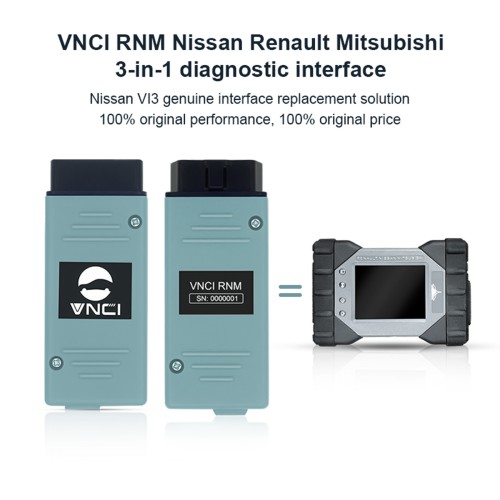 2024 VNCI RNM Nissan Renault Mitsubishi 3-in-1 Diagnostic Interface