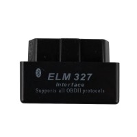 Super MINI ELM327 Bluetooth Version OBD2 Diagnostic Scanner Firmware V2.1 (Black) Free Shipping