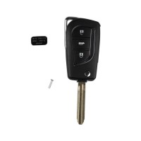 Modified Flip Remote Key Shell 3 Button for Toyota 5pcs/lot