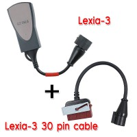 Lexia-3 Citroen/Peugeot Diagnostic Plus Lexia-3 30 Pin Cable (Round Interface)