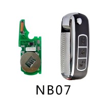 KD-NB07 Remote Key For KD900/KD900+/URG200 Remote Key Programmer For Peugeot/Citroen/Buick/Honda/Renault/Opel 5pcs/lot