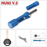 2 in 1 HU92 V.2 Professional Locksmith Tool for BMW HU92 Lock Pick and Decoder Quick Open Tool