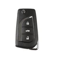 [US/EU Ship] Xhorse Toyota Style Wireless Universal Remote Key 3 Buttons XN008 for VVDI Key Tool 5pcs/lot
