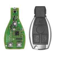[US/EU Ship] 10pcs Xhorse VVDI BE Key Pro with Smart Key Shell 3 Buttons for Mercedes Benz Get 10 Free Token for VVDI MB Tool