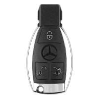 [UK/EU Ship] Best Quality Smart Key Shell 3 Buttons Single Battery for Mercedes Benz 5pcs/lot