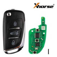 [EU Ship] Xhorse DS Style Wireless Universal Remote Key 3 Buttons XNDS00EN for VVDI Key Tool 5pcs/lot