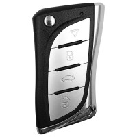 [Pre-order] 2023 Xhorse XELEX1EN LEX.LS Folding Super Remote Key 4 Buttons Universal Remote Key 5pcs/lot