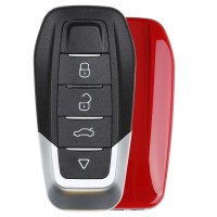 2023 XHORSE XKFEF2EN FA.LL Type Wired Folding Key 4 Buttons Bright Red Universal Remote Key 5pcs/lot
